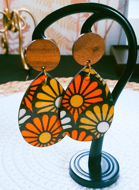 561. Boucles d'oreilles "Marguerite"