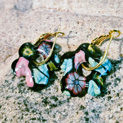 641. Boucles d'oreilles "Souvenirs de vacances"