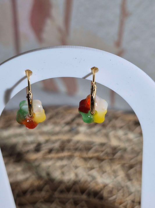 618. Boucles d'oreilles "Petites fleurs"