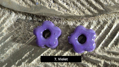 617. Boucles d'oreilles"Petites fleurs"