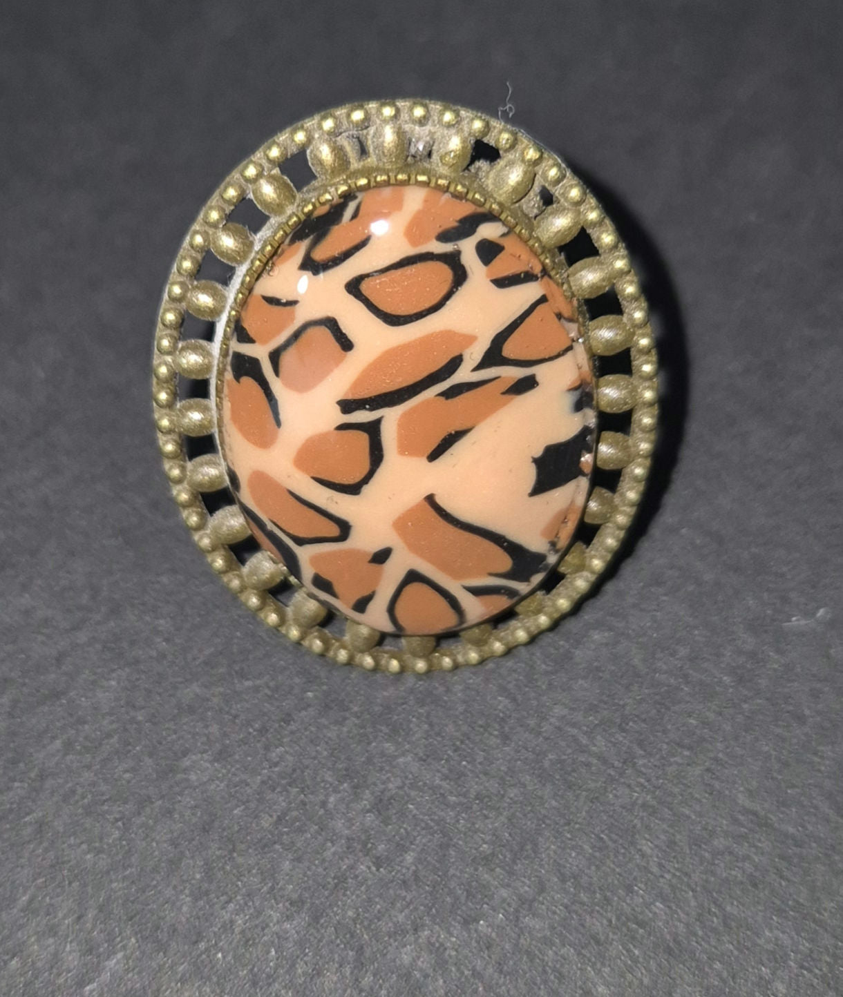 590.Bague" Léopard: