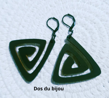 583.Boucles d'oreilles "spirale"