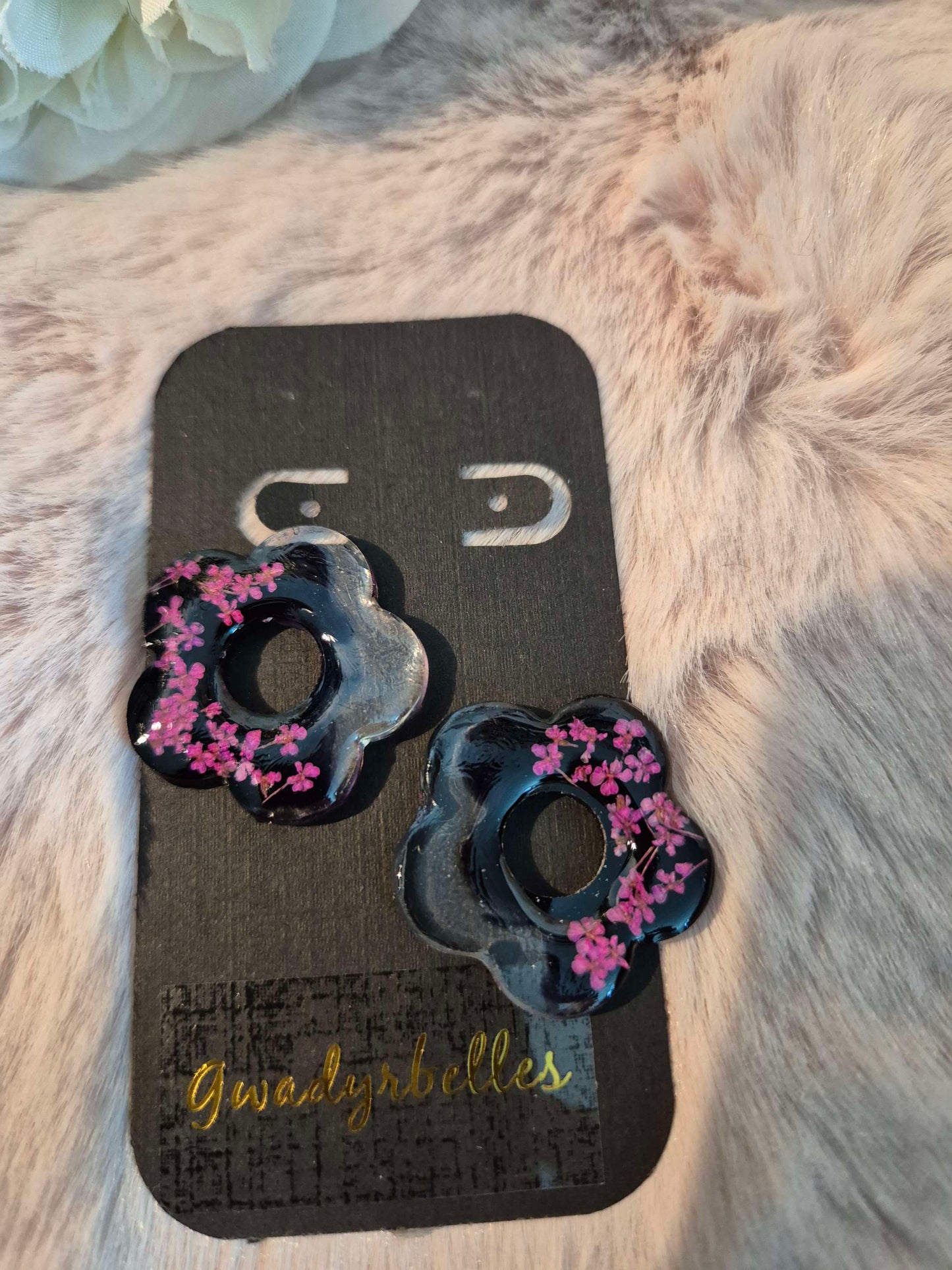 634.Bouvles d'oreilles "Souvenirs de vacances"