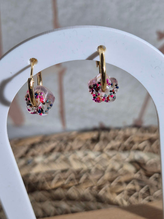 616. Boucles d'oreilles "petites fleurs"
