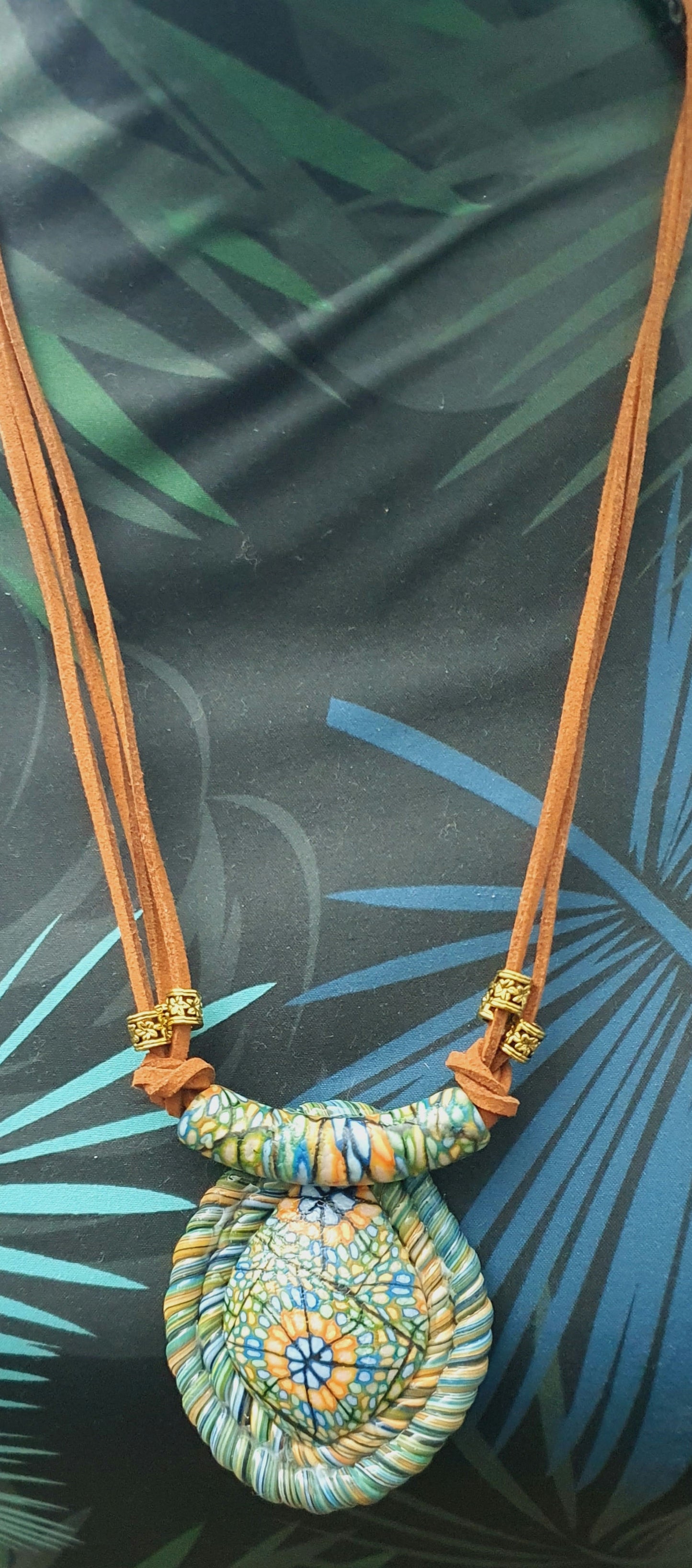 491 .Parure"Sautoir Aztèque"