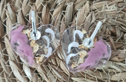 521. boucles d'oreilles"Mon cœur "