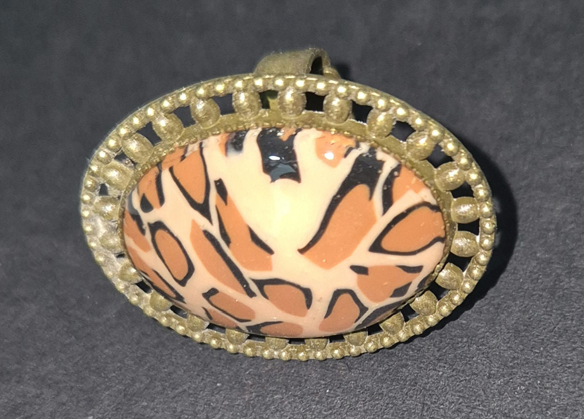 590.Bague" Léopard: