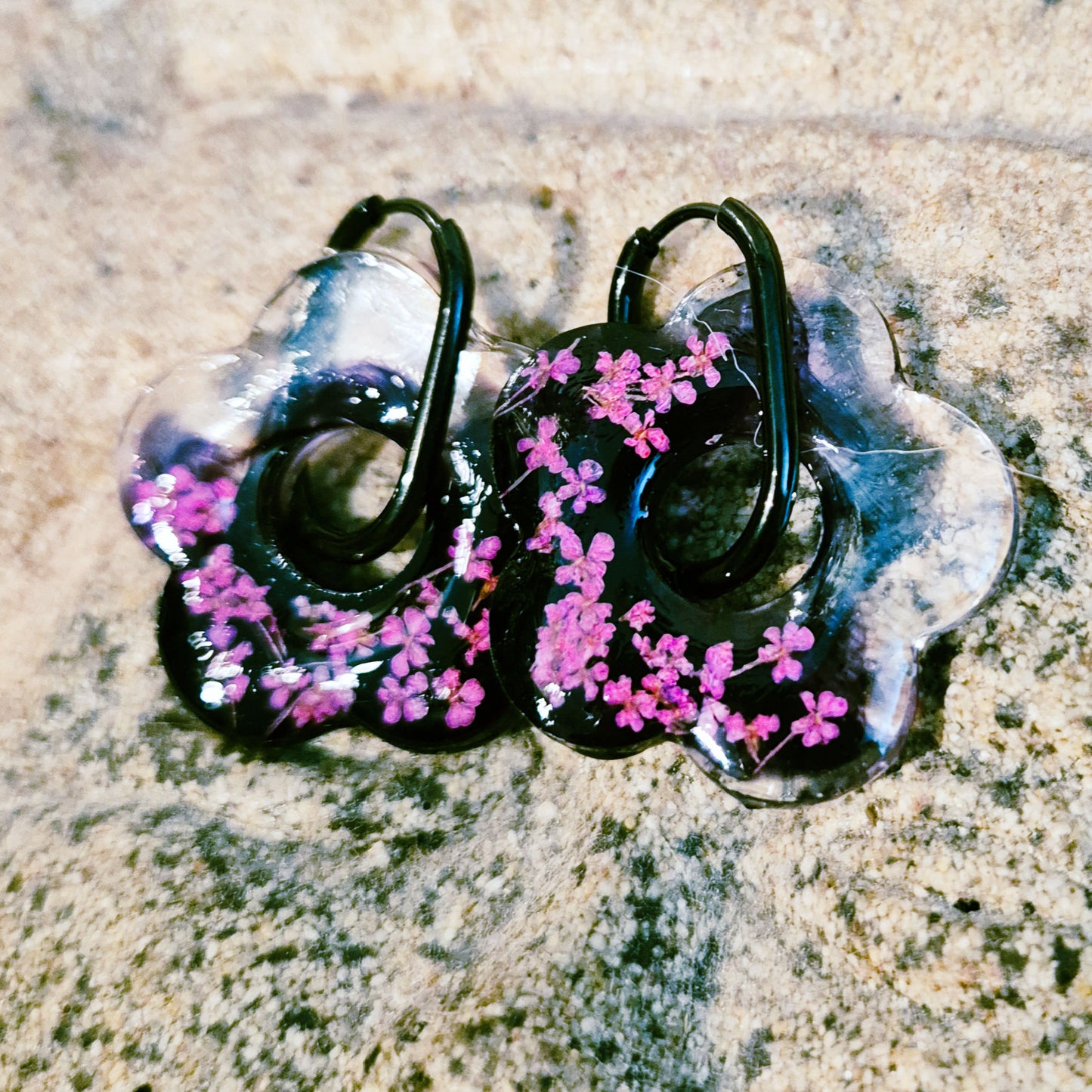 634.Bouvles d'oreilles "Souvenirs de vacances"