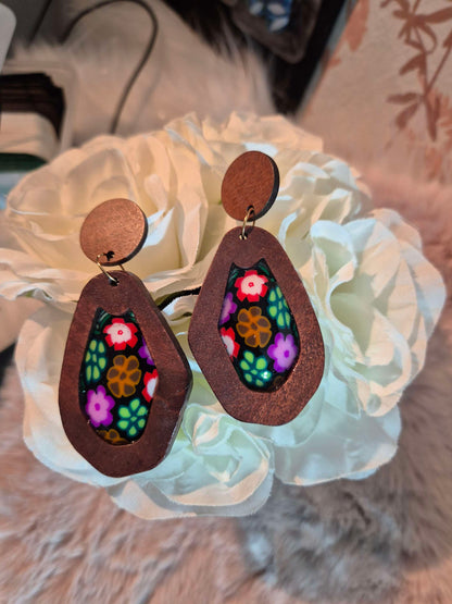631. Boucles d'oreilles "Magnifique bouquet"