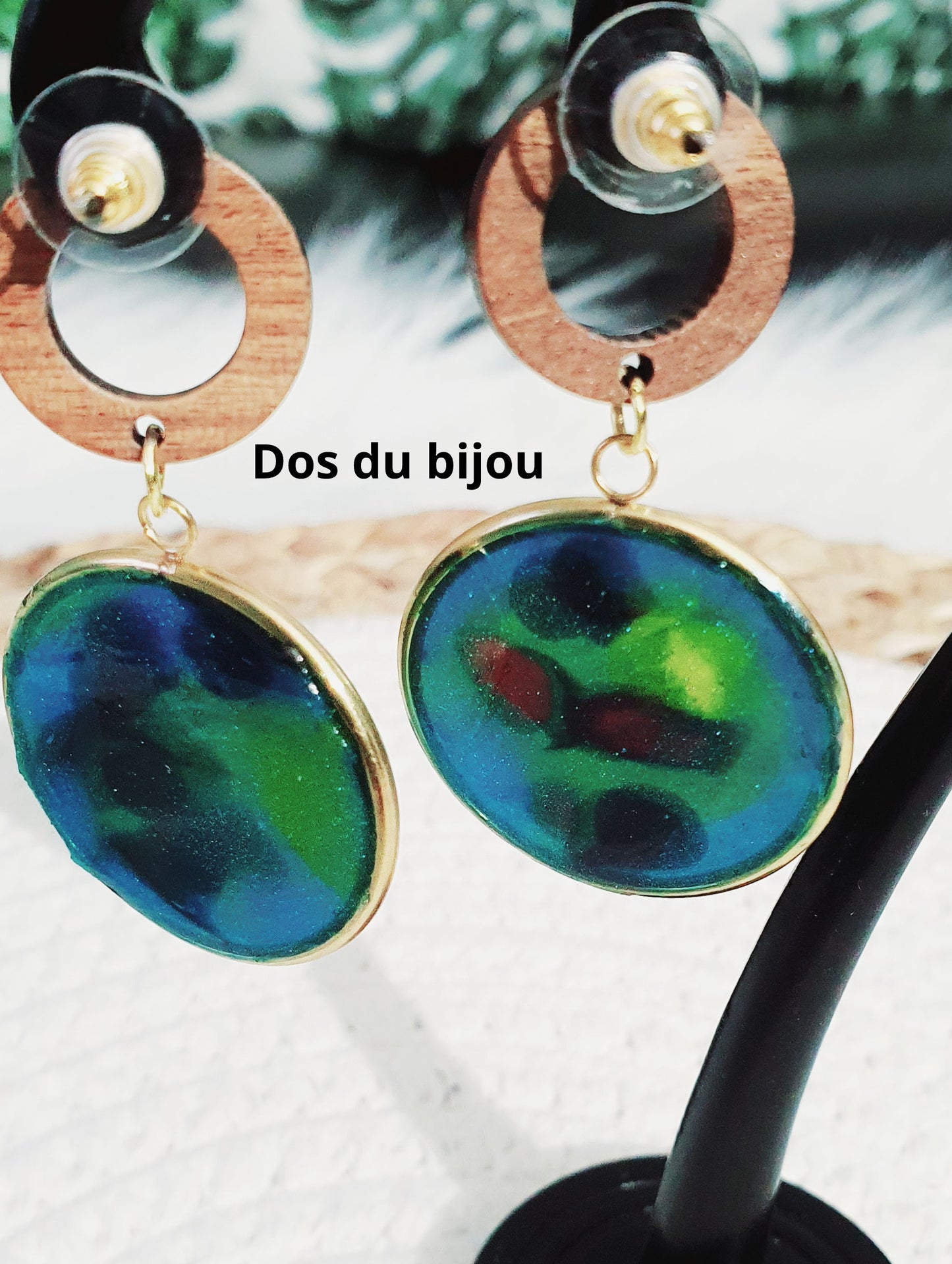 559. Boucles d'oreilles "constellations"