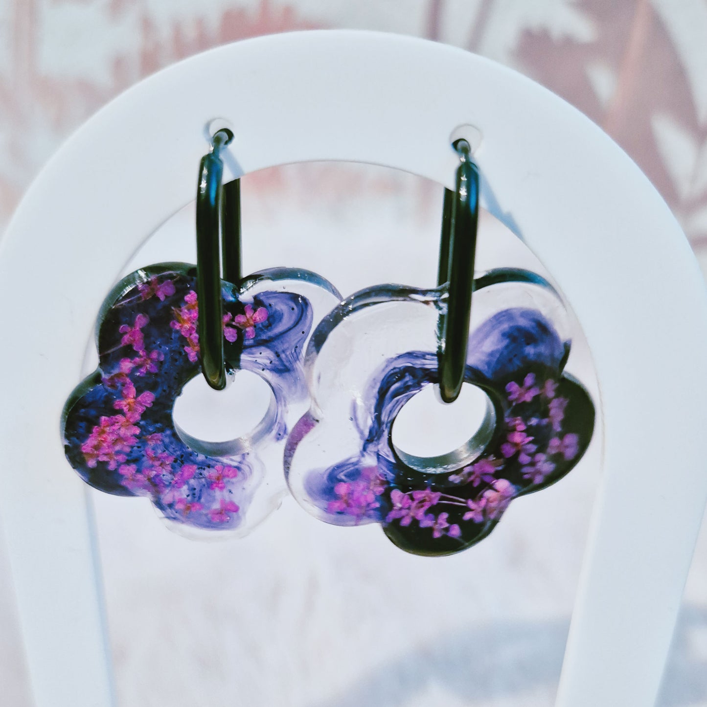 634.Bouvles d'oreilles "Souvenirs de vacances"