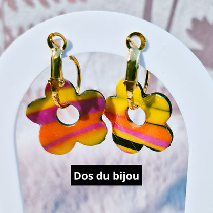 640. Boucles d'oreilles "Souvenirs de vacances"