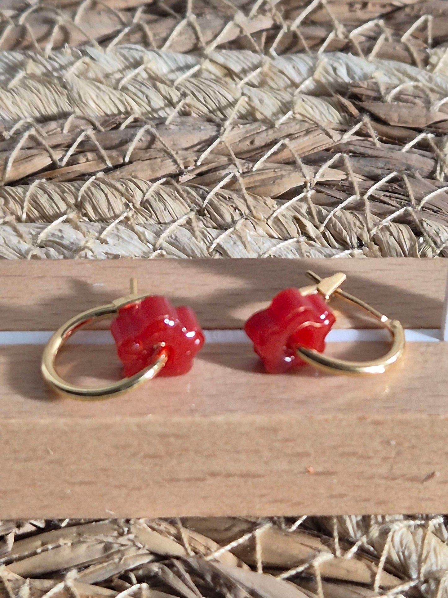 611. Boucles d'oreilles "petites fleurs"