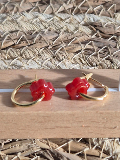 611. Boucles d'oreilles "petites fleurs"