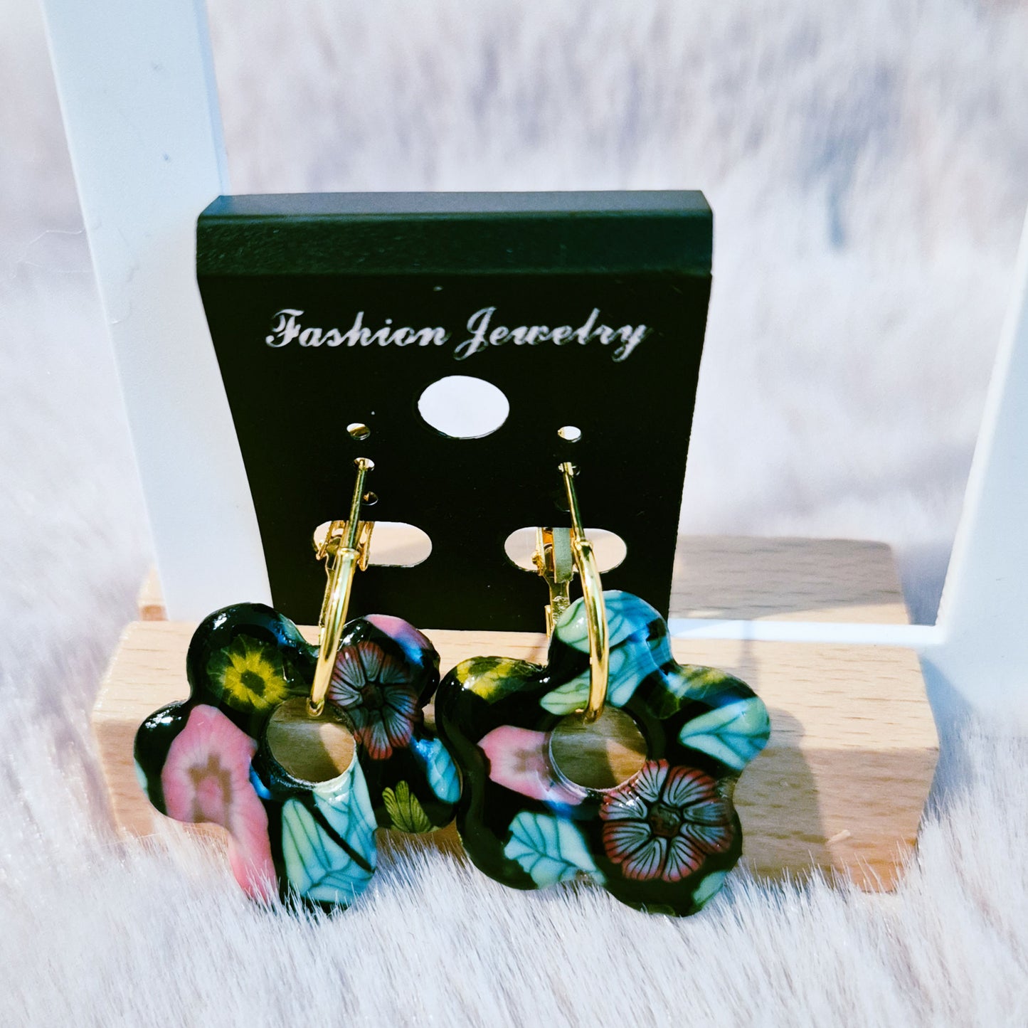 641. Boucles d'oreilles "Souvenirs de vacances"