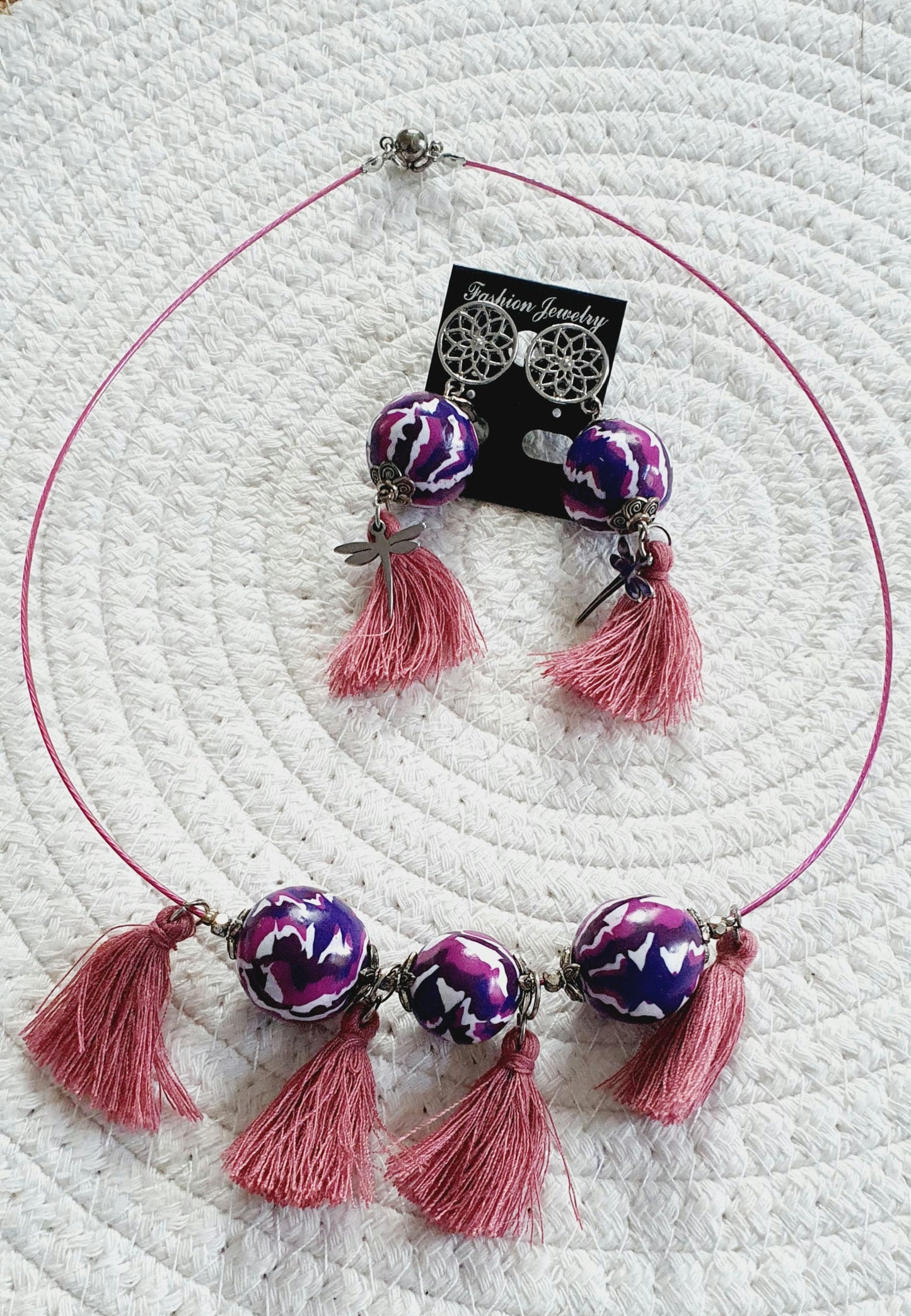 131. parure" Les libellules "