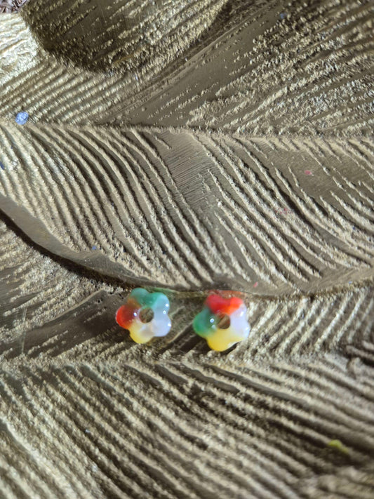 618. Boucles d'oreilles "Petites fleurs"