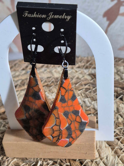 627. Boucles d'oreilles "géométrie"