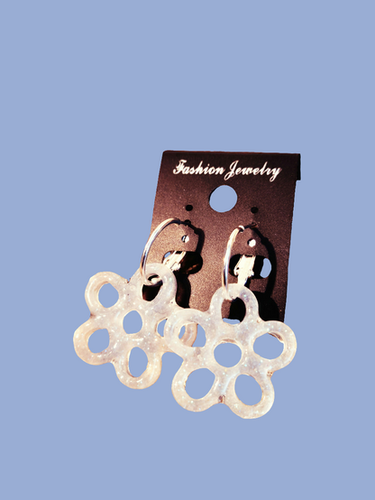 647.Boucles d'oreilles " Les rosaces"