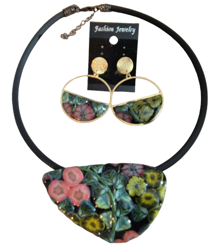 608.Parure "Beauté florale: