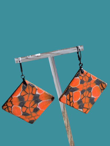 625. Boucles d'oreilles "géométrie"
