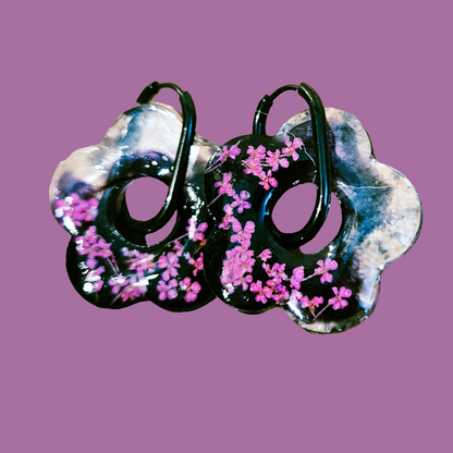 634.Bouvles d'oreilles "Souvenirs de vacances"