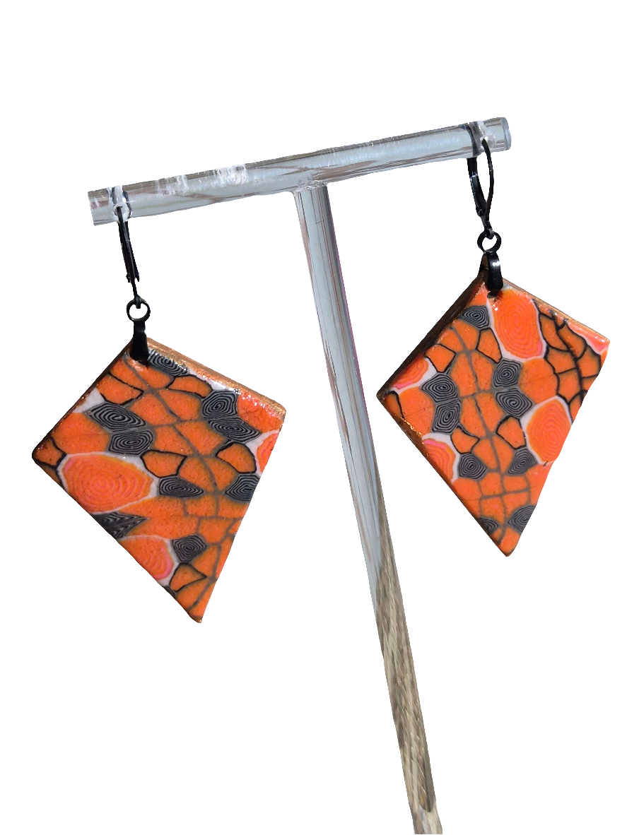 626. Boucles d'oreilles"géométrie"