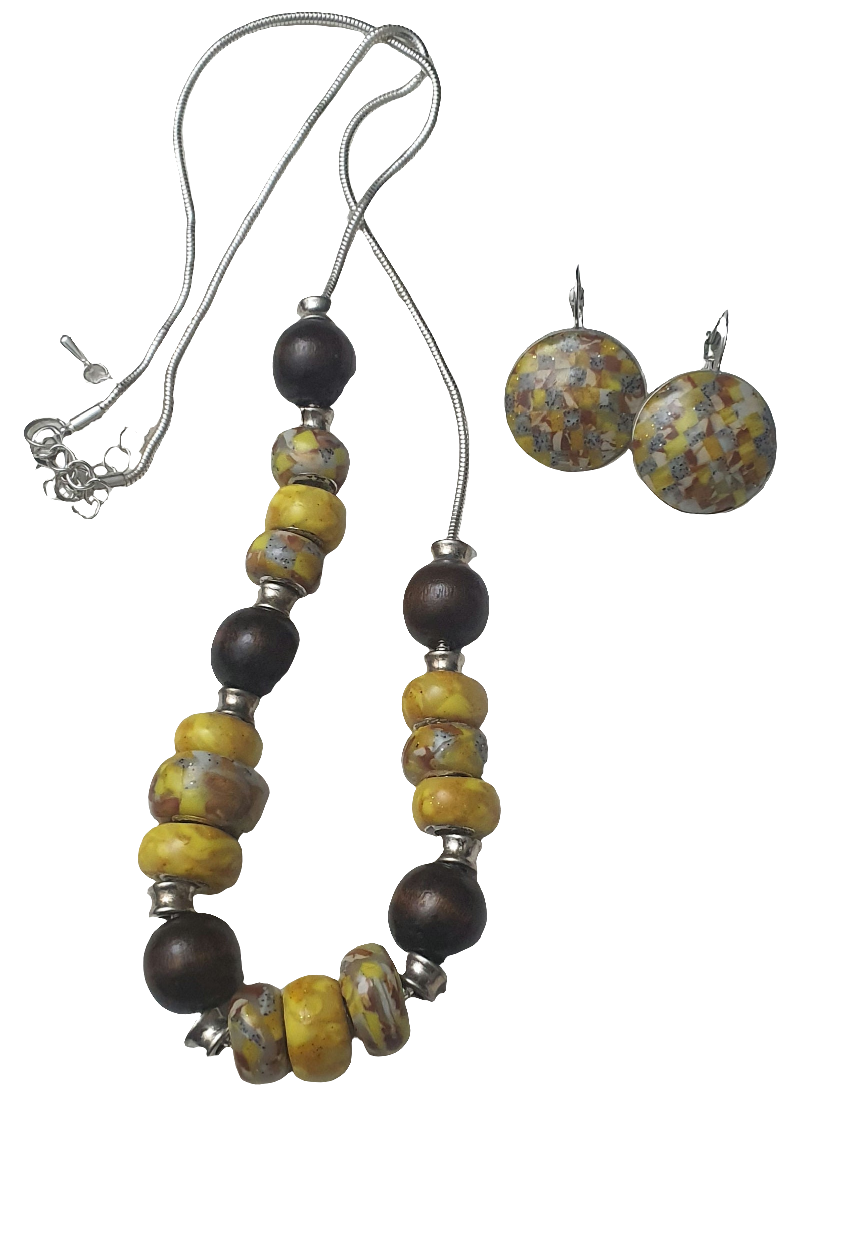 147. Parure "Sautoir soleil "