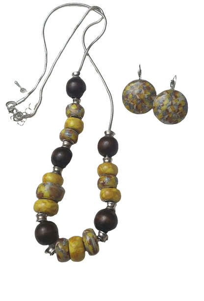 147. Parure "Sautoir soleil "