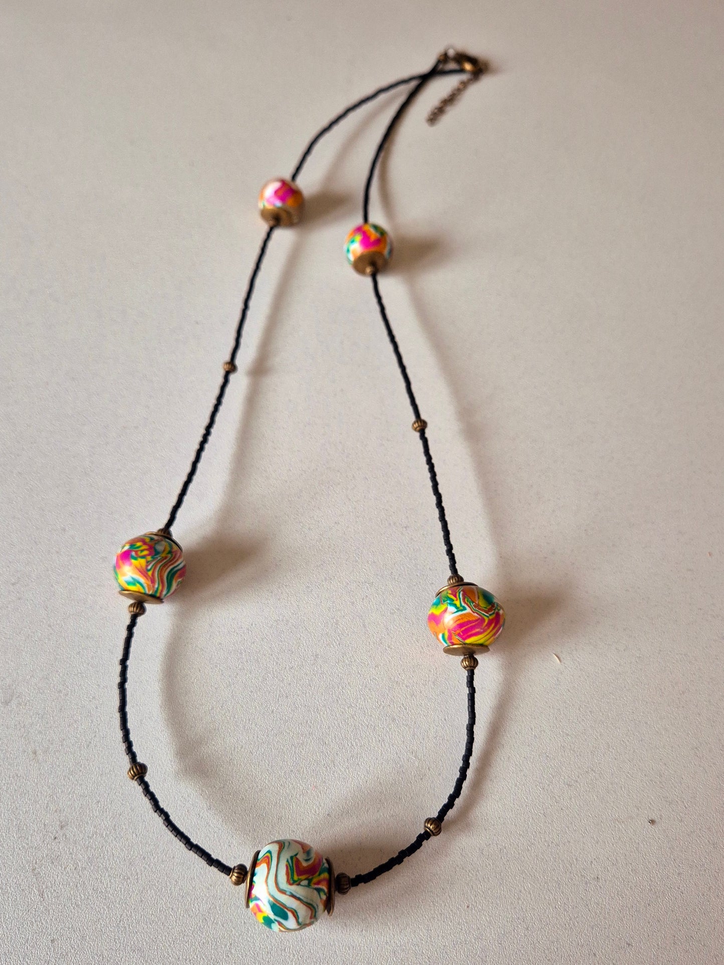 367. Collier "Sautoir Arc en ciel "