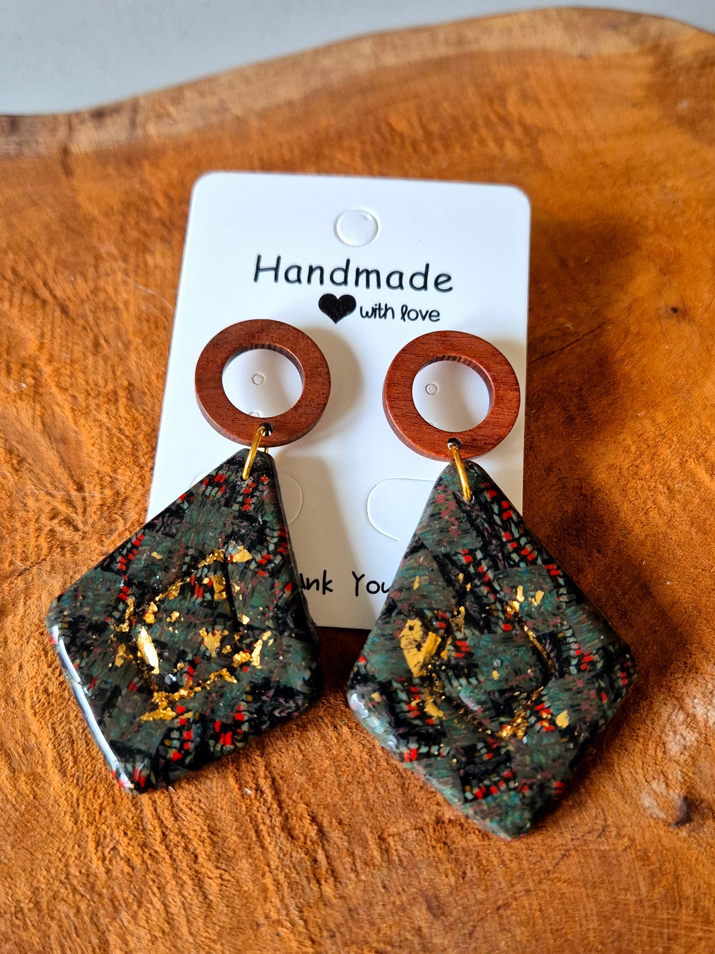 501.Boucles d'oreilles"Pépites"