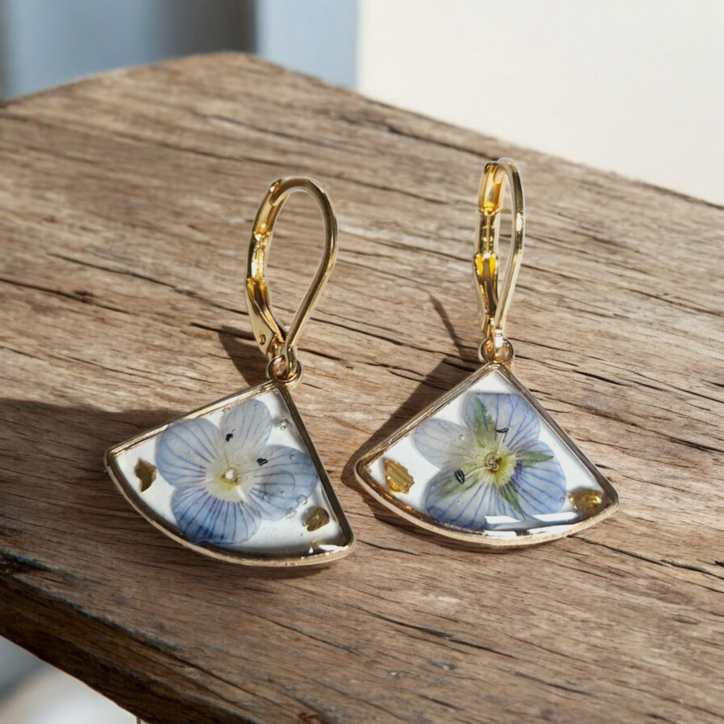 661.Boucles d'oreilles "Mon jardin "