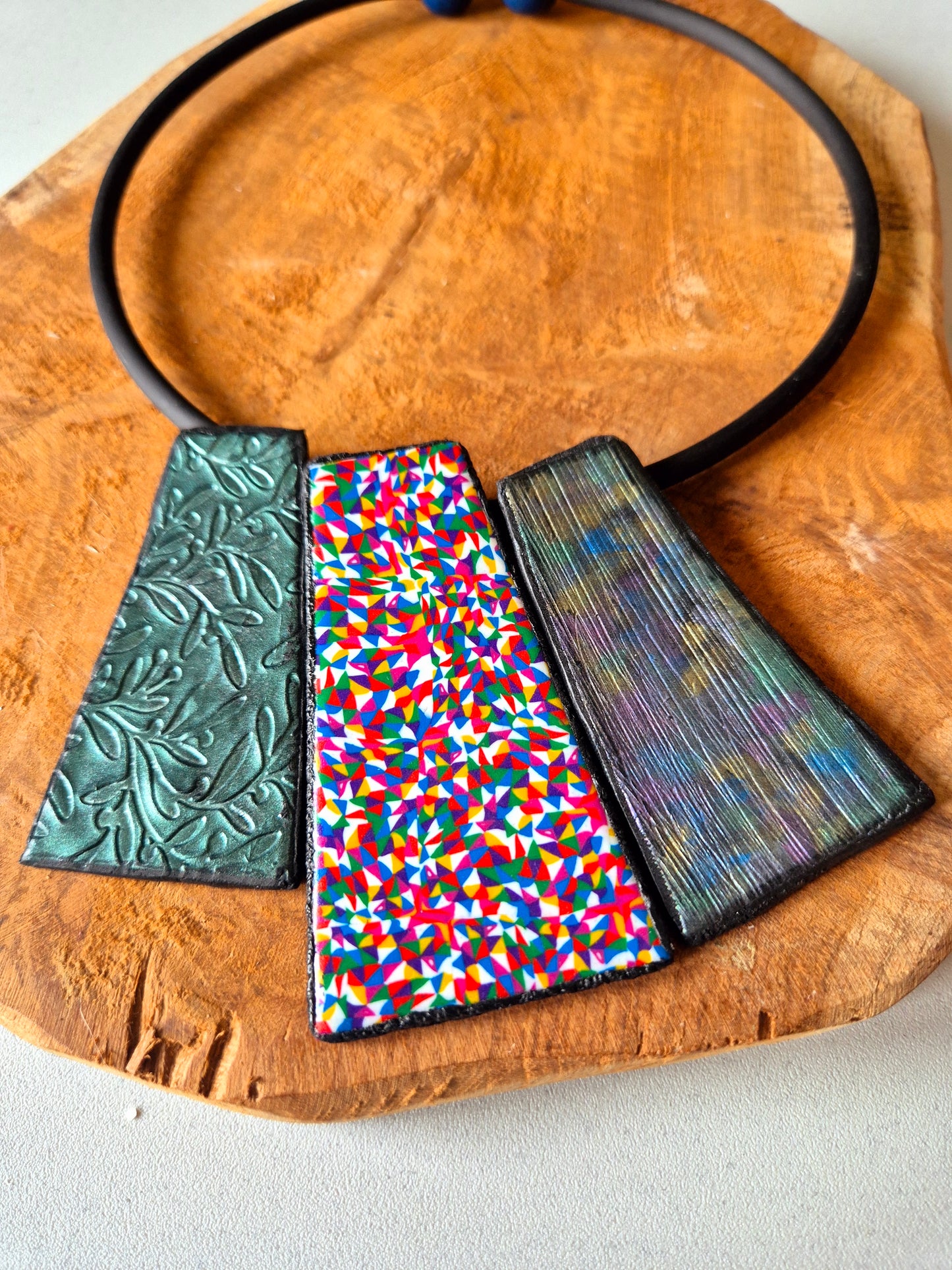 49. Parure" mosaïque trapèze"