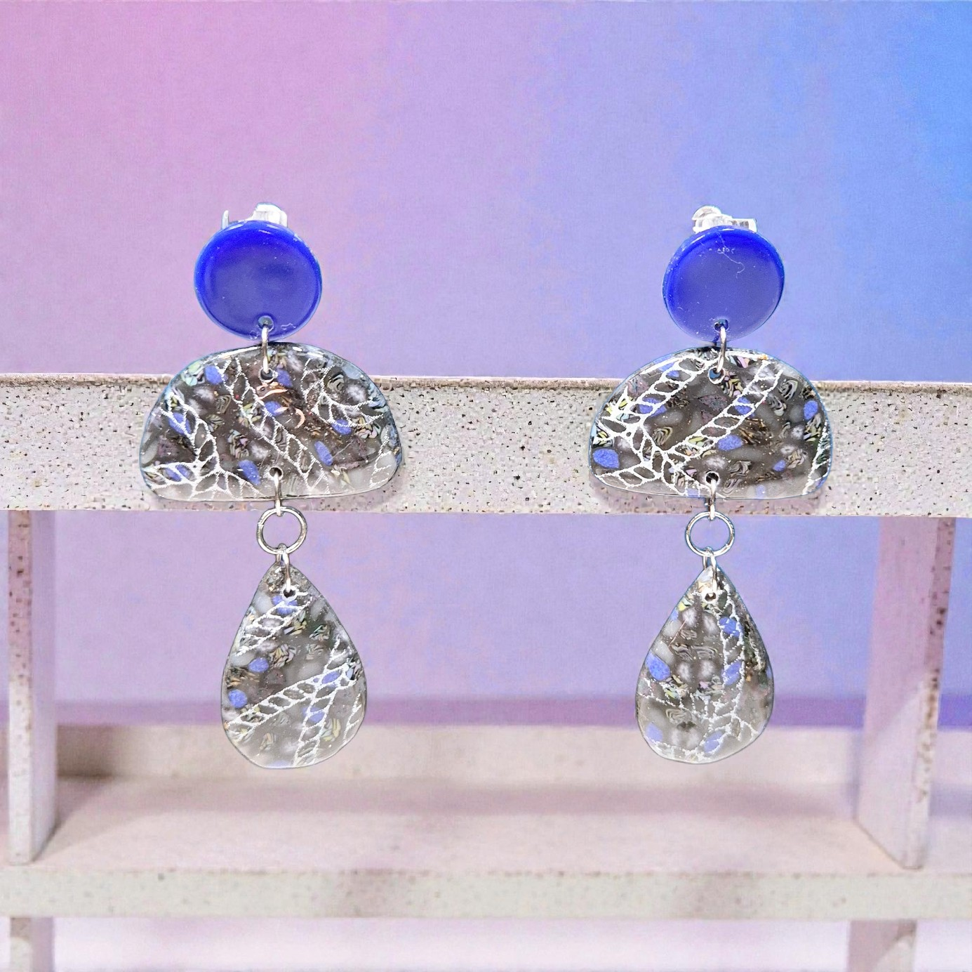 725.Boucles d'oreilles"Liens d'amour"
