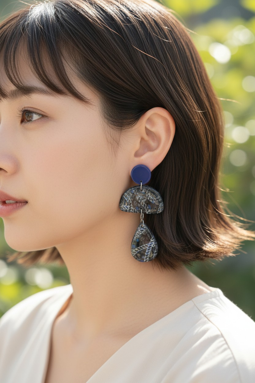 725.Boucles d'oreilles"Liens d'amour"