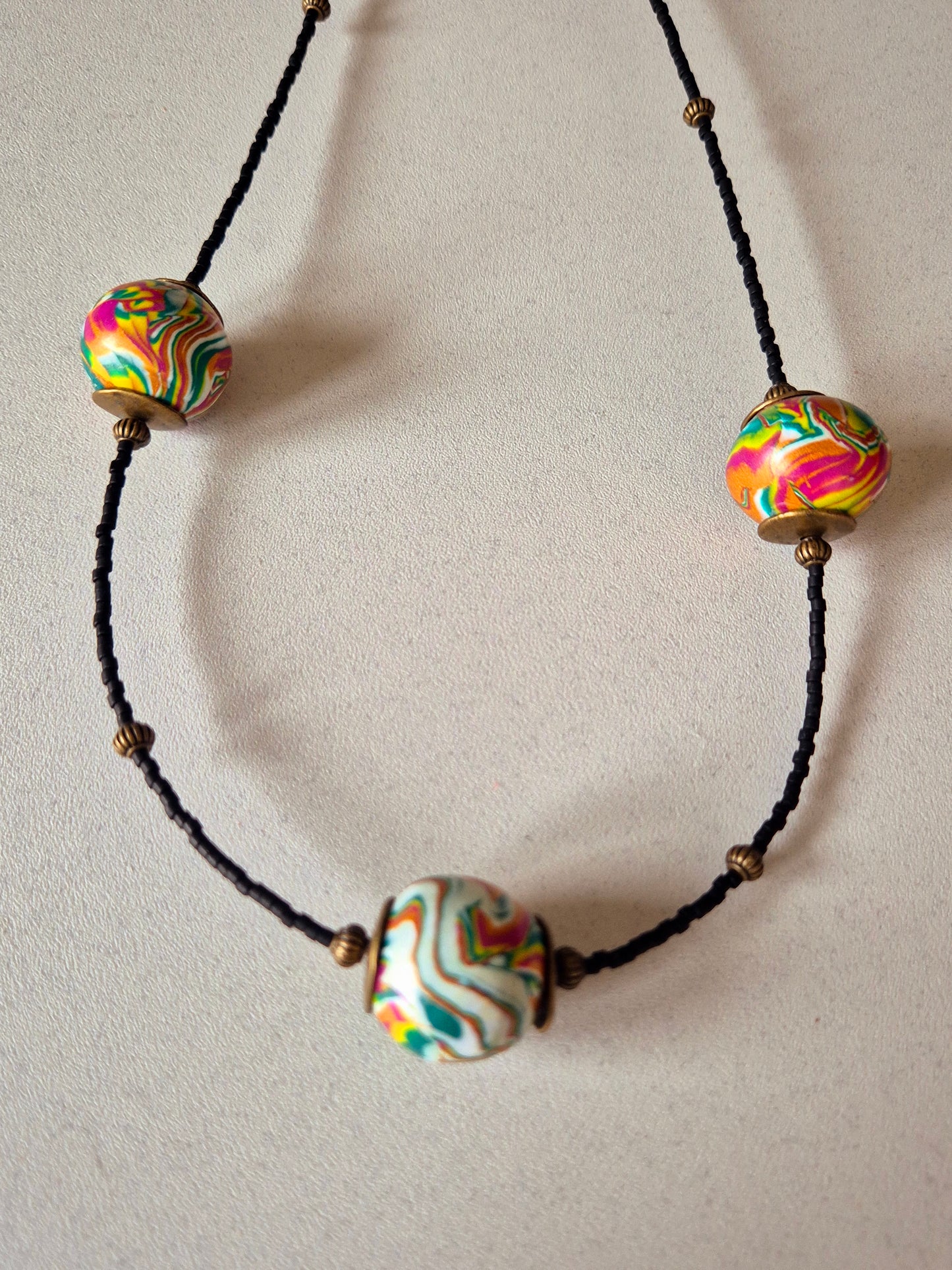 367. Collier "Sautoir Arc en ciel "