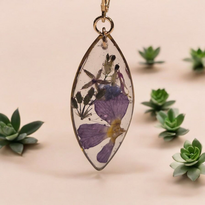 663.Boucles d'oreilles " Mon jardin "