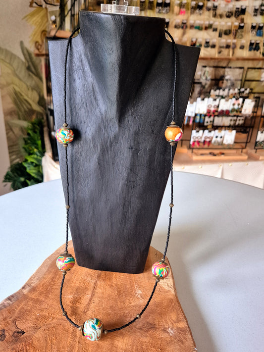 367. Collier "Sautoir Arc en ciel "