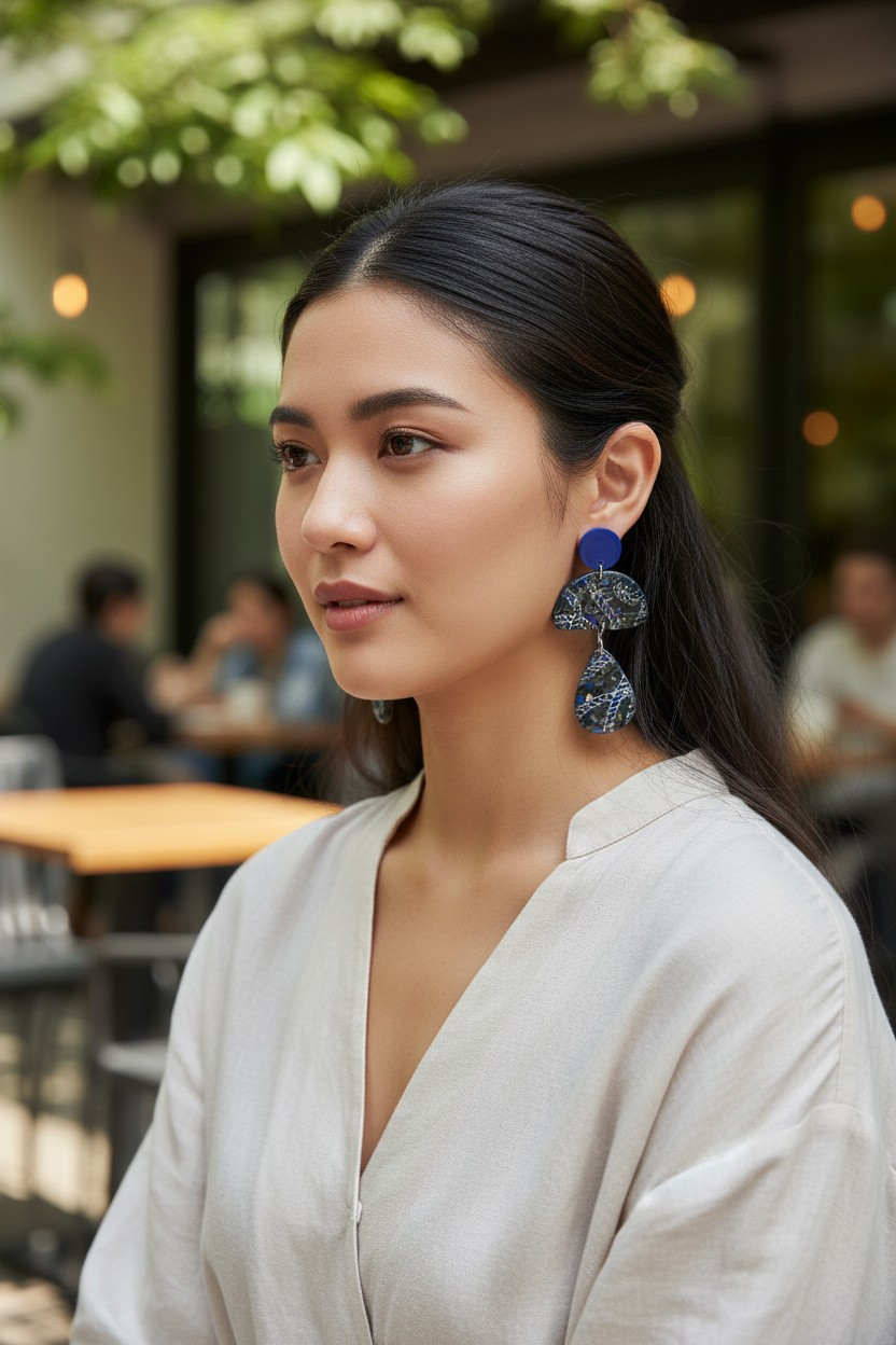 725.Boucles d'oreilles"Liens d'amour"