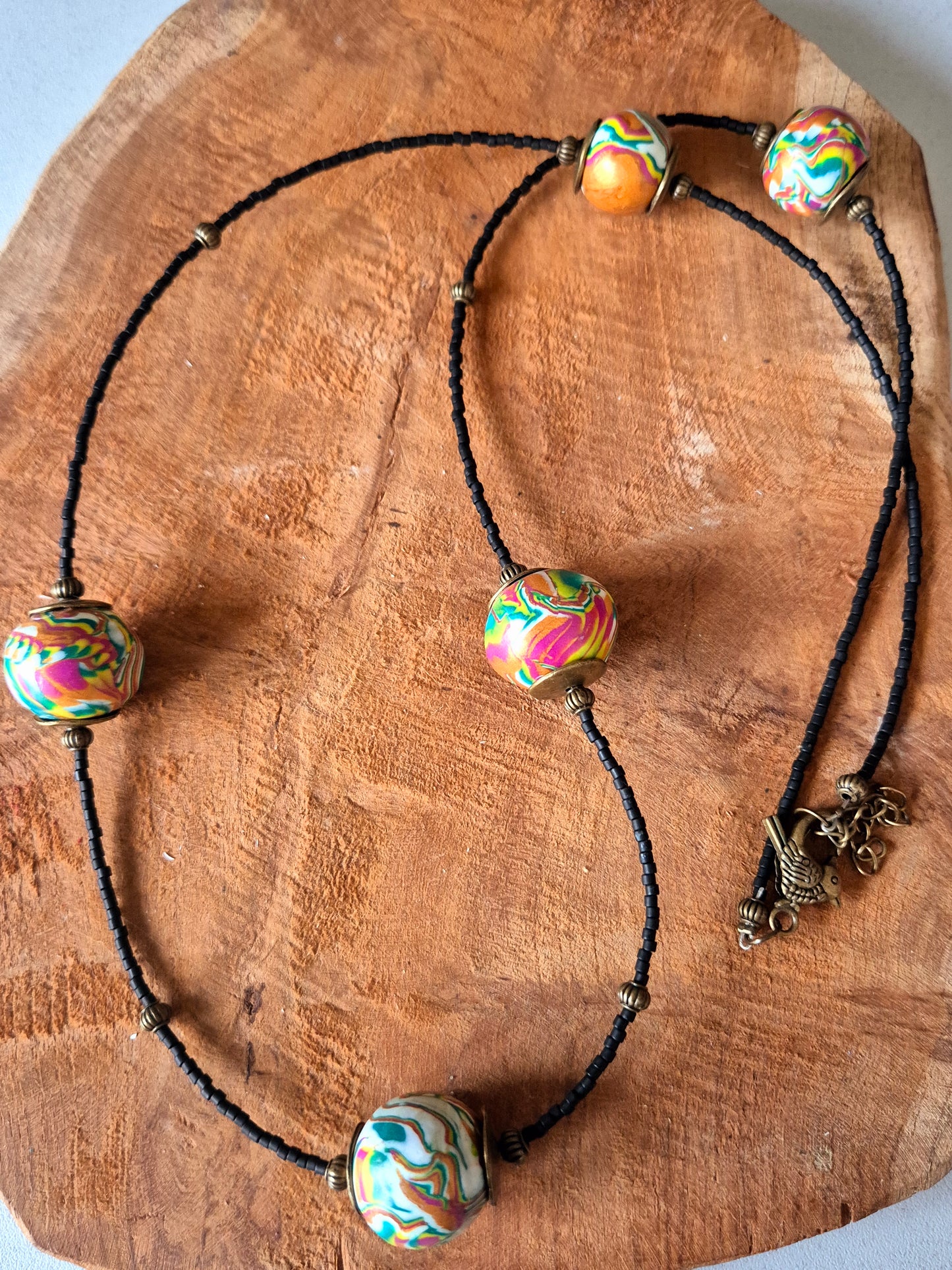 367. Collier "Sautoir Arc en ciel "